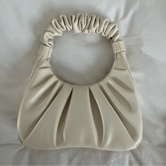 JW PEI Gabbi Ruched Hobo Handbag - Ivory - Picture 3 of 13